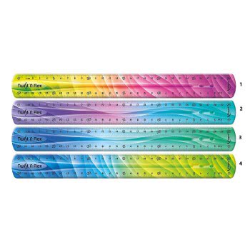 Maped Twist N Flex Decor Χάρακας 30 Cm - 4 Χρώματα 279315 3154142793157