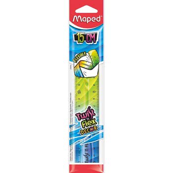 Maped Twist N Flex Χάρακας 15 Cm - 4 Χρώματα 279115 3154142791153