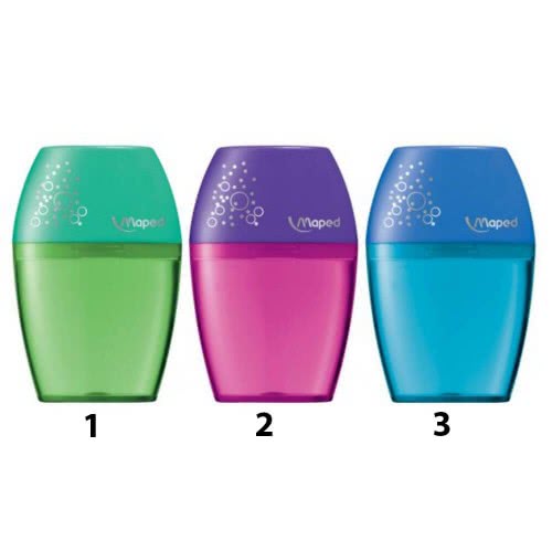 Maped Shaker Single Sharpener - 3 Colours 534753 3154145347531