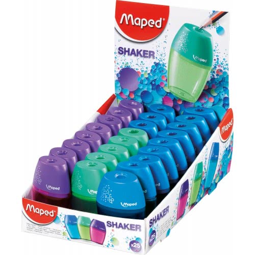 Maped Shaker Single Sharpener - 3 Colours 534753 3154145347531