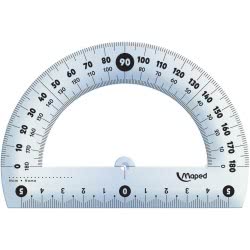 Maped Essential Cristal Protractor 12 Cm 146134 3154141461347