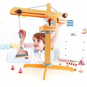 Hape Crane Lift Μεγάλος Ανυψωτικός Γερανός E3011 6943478011977