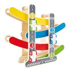 Hape Early Explorer Fast Flip Racetrack Wooden Toy E0438 6943478014329