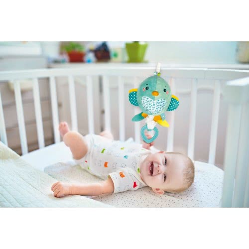 Clementoni Baby For You Βρεφικό Μουσικό Χνουδωτό Κρεμαστό Πουλάκι Για 0+ Μηνών 1000-17269 8005125172696