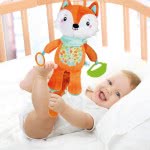 Clementoni Baby For You Βρεφική Μαλακή Χνουδωτή Αλεπού Για 0+ Μηνών 1000-17271 8005125172719