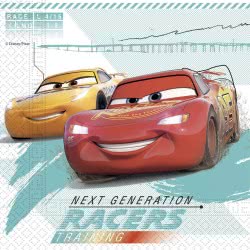 PROCOS Disney Cars High Speed Three-Ply Paper Napkins 33X33cm - 20 Pieces 090990 5201184909904