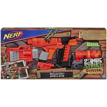 Hasbro Nerf Zombie Strike Nailbiter Zoom And Doom E6163 5010993595334