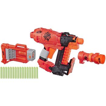 Hasbro Nerf Zombie Strike Nailbiter Zoom And Doom E6163 5010993595334