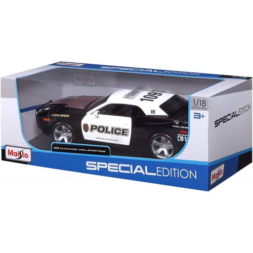 Maisto Special Edition Dodge Challenger Police 1:18 48/31365 090159313656