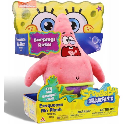 Just toys Spongebob Exsqueeze Me Λούτρινο Πάτρικ Με Ήχους 20Εκ. 690903 6911400377804