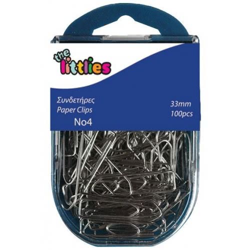 LUNA OFFICE The Littlies Paper Clips 33Mm 100 Pieces 000646651 5205698443602