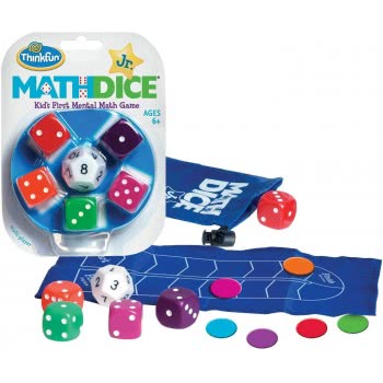 ThinkFun Math Dice Jr. Μαθηματικά Παιχνίδι Λογικής 001515 019275015152