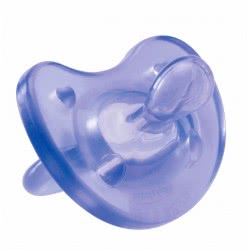 Chicco Πιπίλα Όλο Σιλικόνη Μωβ / Πράσινη 4M+ C60-02712-30 8003670881681