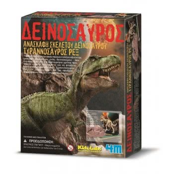 4M Kidzlabs Dinosaur Τυραννόσαυρος Rex Ανασκαφή 3221 4893156032218