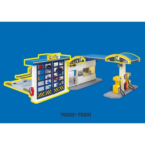 Playmobil City Life Gas Station Πρατήριο Καυσίμων 70201 4008789702012