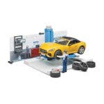 bruder Bworld Car Service Συνεργείο Αυτοκινήτων Με Roadster 62110 4001702621100