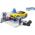 bruder Bworld Car Service Συνεργείο Αυτοκινήτων Με Roadster 62110 4001702621100