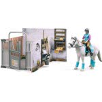bruder Bworld Horse Barn Στάβλος Με Άλογο Και Αναβάτρια 62506 4001702625061