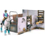 bruder Bworld Horse Barn Στάβλος Με Άλογο Και Αναβάτρια 62506 4001702625061