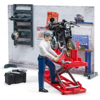 bruder Bworld Motorcycle Service 62101 4001702621018