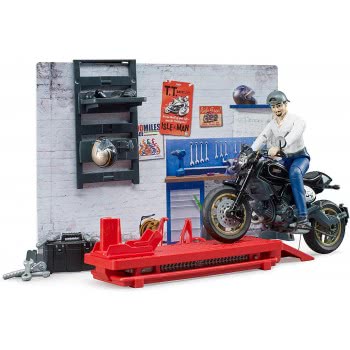 bruder Bworld Motorcycle Service Συνεργείο Για Μοτοσυκλέτες 62101 4001702621018