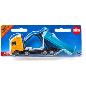 siku Volvo Roll-Off Tipper With Crane 1683 4006874016839