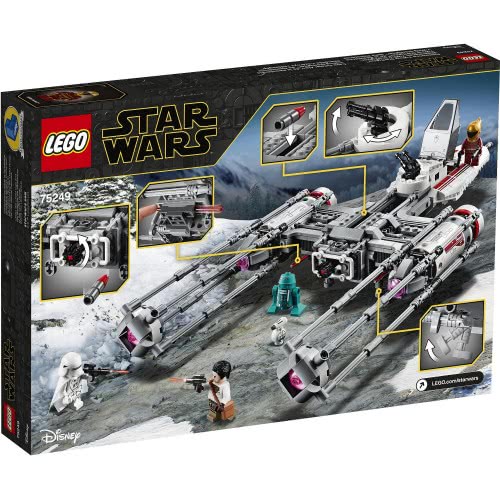 LEGO Star Wars Resistance Y-Wing Starfighter Αστρομαχητικό Γουάι-Γουίνγκ Της Αντίστασης 75249 5702016370744