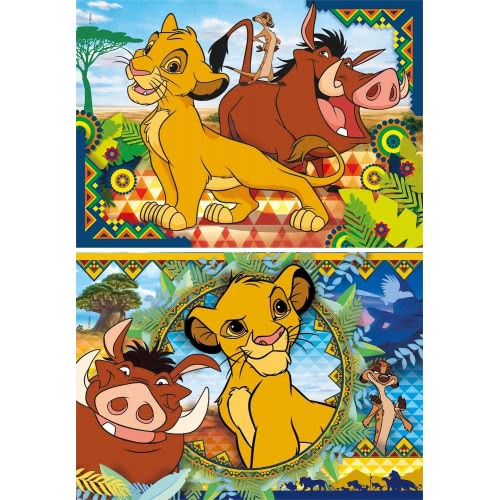 Clementoni Kids Puzzle Super Color Lion King 2X60 Pcs 1200-21604 | Toys ...