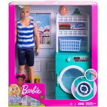 Mattel Barbie Κεν Με Πλυντήριο FYK52 887961706178