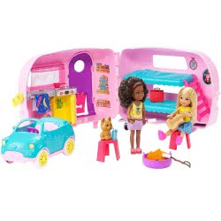 Mattel Barbie Club Chelsea Τσέλσι - Τροχόσπιτο FXG90 887961691115