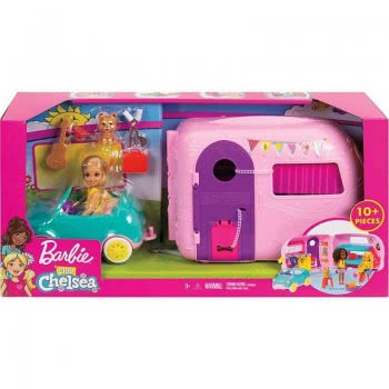 Mattel Barbie Club Chelsea Camper FXG90 887961691115