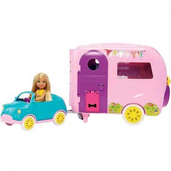 Mattel Barbie Club Chelsea Camper FXG90 887961691115