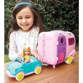 Mattel Barbie Club Chelsea Camper FXG90 887961691115
