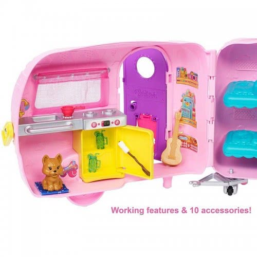 Mattel Barbie Club Chelsea Τσέλσι - Τροχόσπιτο FXG90 887961691115