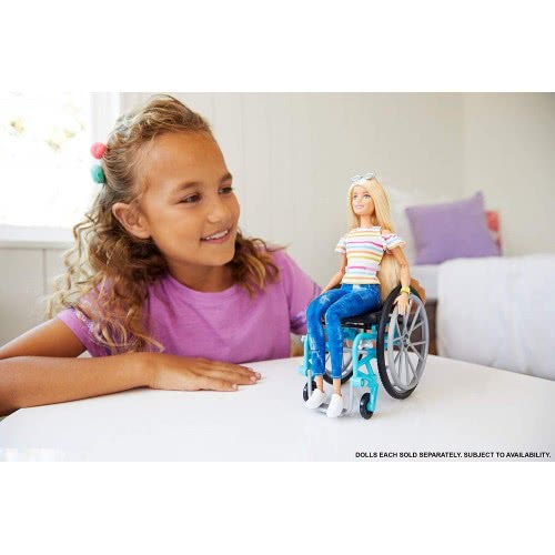 Mattel Babrie Fashionista Doll With Wheelchair GGL22 887961781441