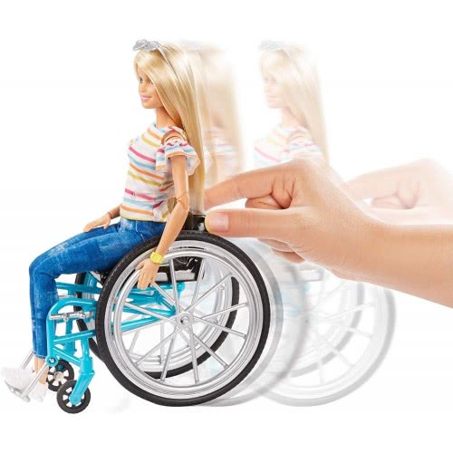 Mattel Babrie Fashionista Με Αναπηρικό Αμαξίδιο 132 GGL22 887961781441