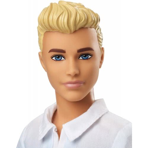 Mattel Ken Fashionistas Κούκλα Με Μπλε Μπλούζα 129 DWK44 / GDV12 887961752779