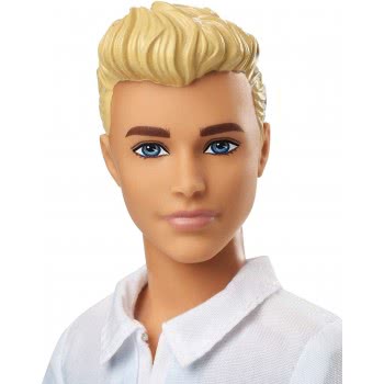 Mattel Ken Fashionistas Κούκλα Με Μπλε Μπλούζα 129 DWK44 / GDV12 887961752779