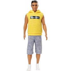 Mattel Ken Fashionistas Κούκλα Με Κίτρινη Μπλούζα New York 131 DWK44 / GDV14 887961752786