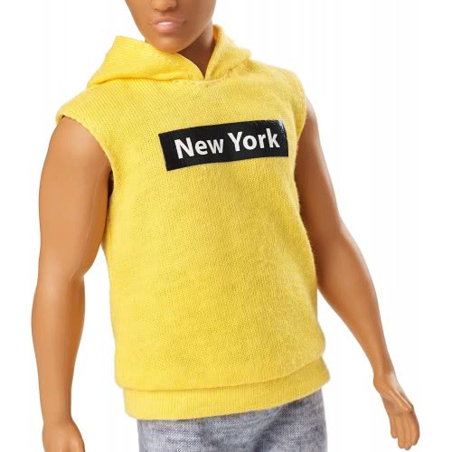 Mattel Ken Fashionistas Doll With Yellow Blouse New York 131 DWK44 / GDV14 887961752786