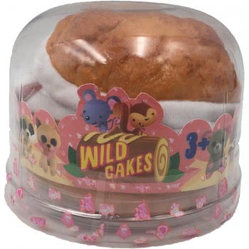 Just toys Wild Cakes Σειρά 2 Γλυκάκι Με Λούτρινο Άγριο Ζωάκι - 12 Σχέδια 1712006F 815887024878