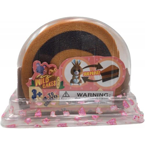 Just toys Wild Cakes Σειρά 2 Γλυκάκι Με Λούτρινο Άγριο Ζωάκι - 12 Σχέδια 1712006F 815887024878