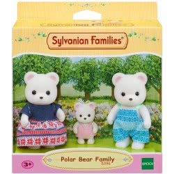 Epoch Sylvanian Families: Polar Bear Family Οικογένεια Πολικής Αρκούδας 5396 5054131053966