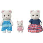 Epoch Sylvanian Families: Polar Bear Family Οικογένεια Πολικής Αρκούδας 5396 5054131053966