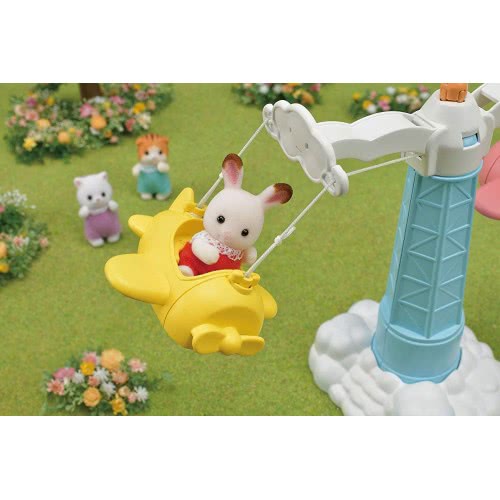 Epoch Sylvanian Families - Baby Airplane Ride Αεροπλανάκι Του Λούνα - Παρκ 5334 5054131053348