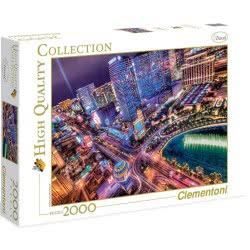 Clementoni Puzzle High Quality Collection L Veg At Night 2000 Pcs 1220-32555 8005125325559