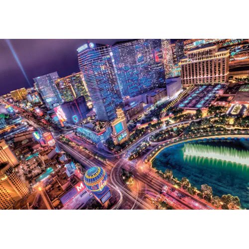Clementoni Παζλ Quality Collection Las Vegas Τη Νύχτα 2000 Τμχ 1220-32555 8005125325559
