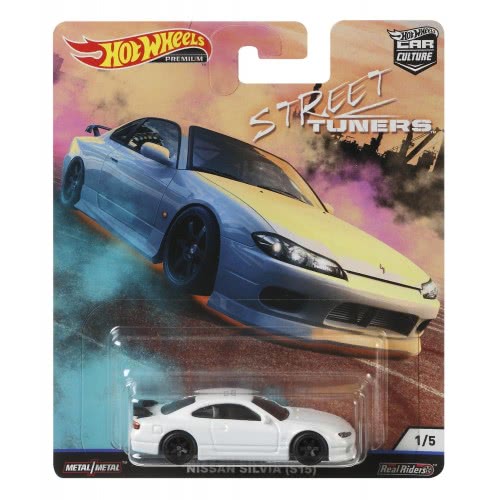 Mattel Hot Weels Street Tuners - Nissan Silvia S15 White Collectible Die-Cast FPY86 / FYN79 887961707472