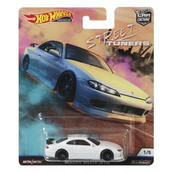 Mattel Hot Weels Street Tuners - Nissan Silvia S15 White Collectible Die-Cast FPY86 / FYN79 887961707472