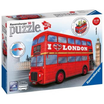 Ravensburger 3D Puzzle 216 Pieces London Bus 12534 4005556125340
